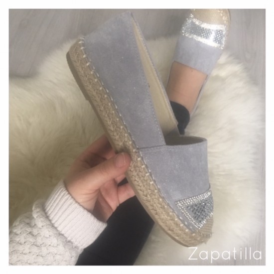 Espadrille grijs