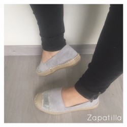 Espadrille grijs