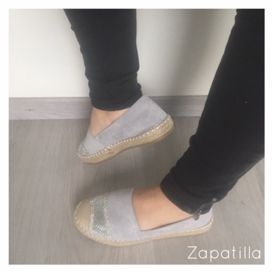 Espadrille grijs