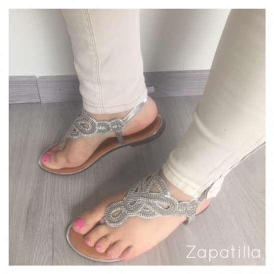 Sandaal zilver