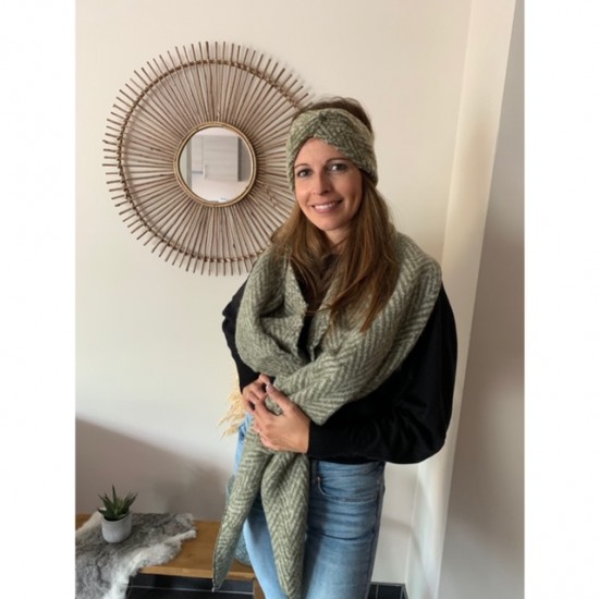 JENNIFER - HAARBAND KAKI