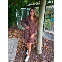 MAAIKE - JURK PRINT CAMEL