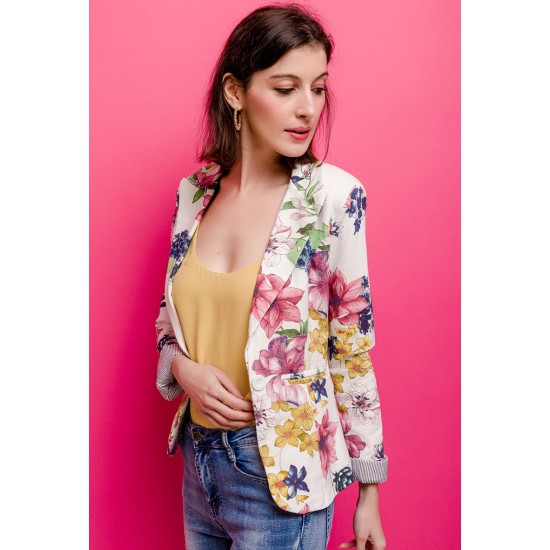 KAAT - blazer jasje FLOWER
