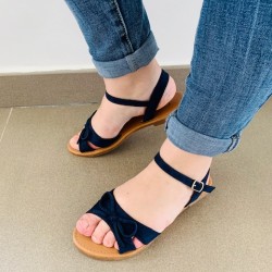 VIOLET - sandaal blauw