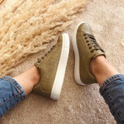 LEEN - SNEAKER KAKI