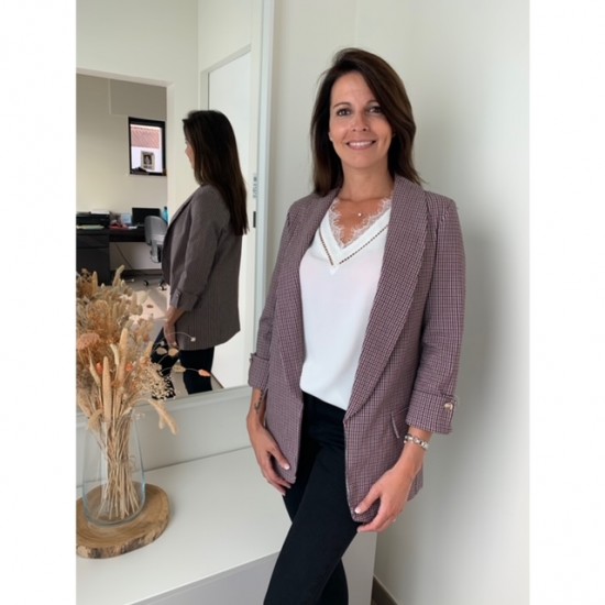 GEIKE - JAS BLAZER RUIT