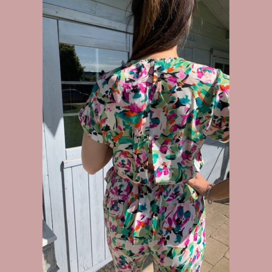 JASMIJN - JUMPSUIT GROEN