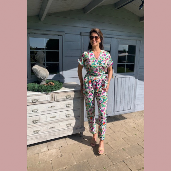 JASMIJN - JUMPSUIT GROEN