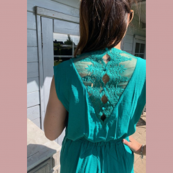 MEGAN - JUMPSUIT GROEN