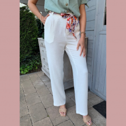 GEIKE - BROEK WIT