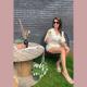 LEYLA - PLAYSUIT ECRU