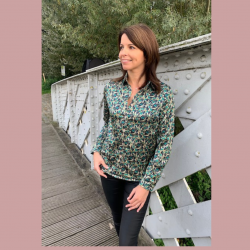 LORENA - BLOES PRINT GROEN