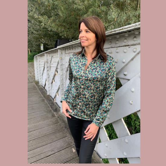 LORENA - BLOES PRINT GROEN