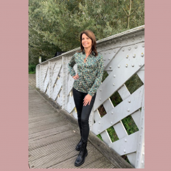 LORENA - BLOES PRINT GROEN