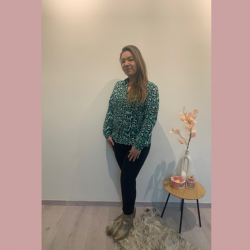 SUZANNE - BLOES PRINT GROEN
