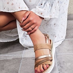 VALENTINA - SANDAAL CAMEL