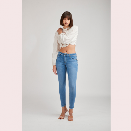 HELENA - TOXIK3 PUSH UP BROEK BLAUW