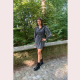 EMMELIE - JEANS JURK GRIJS