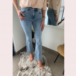 EVA - JEANS FLARED BLAUW R. DISPLAY