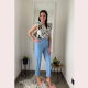 CHARLOTTE - BROEK BLAUW