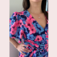 HANNE - JURK FLOWER BLAUW