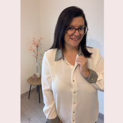 KLAUDIA - BLOES WIT TWEED