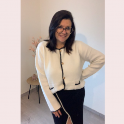 NINE - GILET WIT