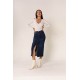 ADELINE - ROK JEANS BLAUW