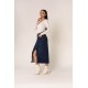 ADELINE - ROK JEANS BLAUW