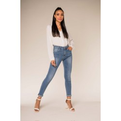 LISELOT - BROEK JEANS BLAUW