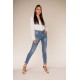 LISELOT - BROEK JEANS BLAUW