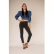 LISELOT - BROEK JEANS ZWART