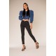 LISELOT - BROEK JEANS ZWART