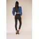 LISELOT - BROEK JEANS ZWART