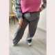 EVELYN - BROEK GRIJS