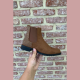 Laarsje camel glitter steentjes