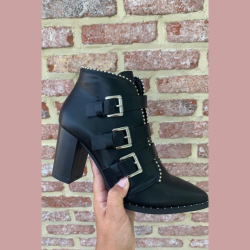 Laarsje zwart studs