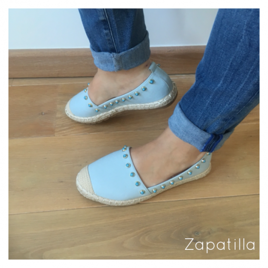 Instapper blauw 